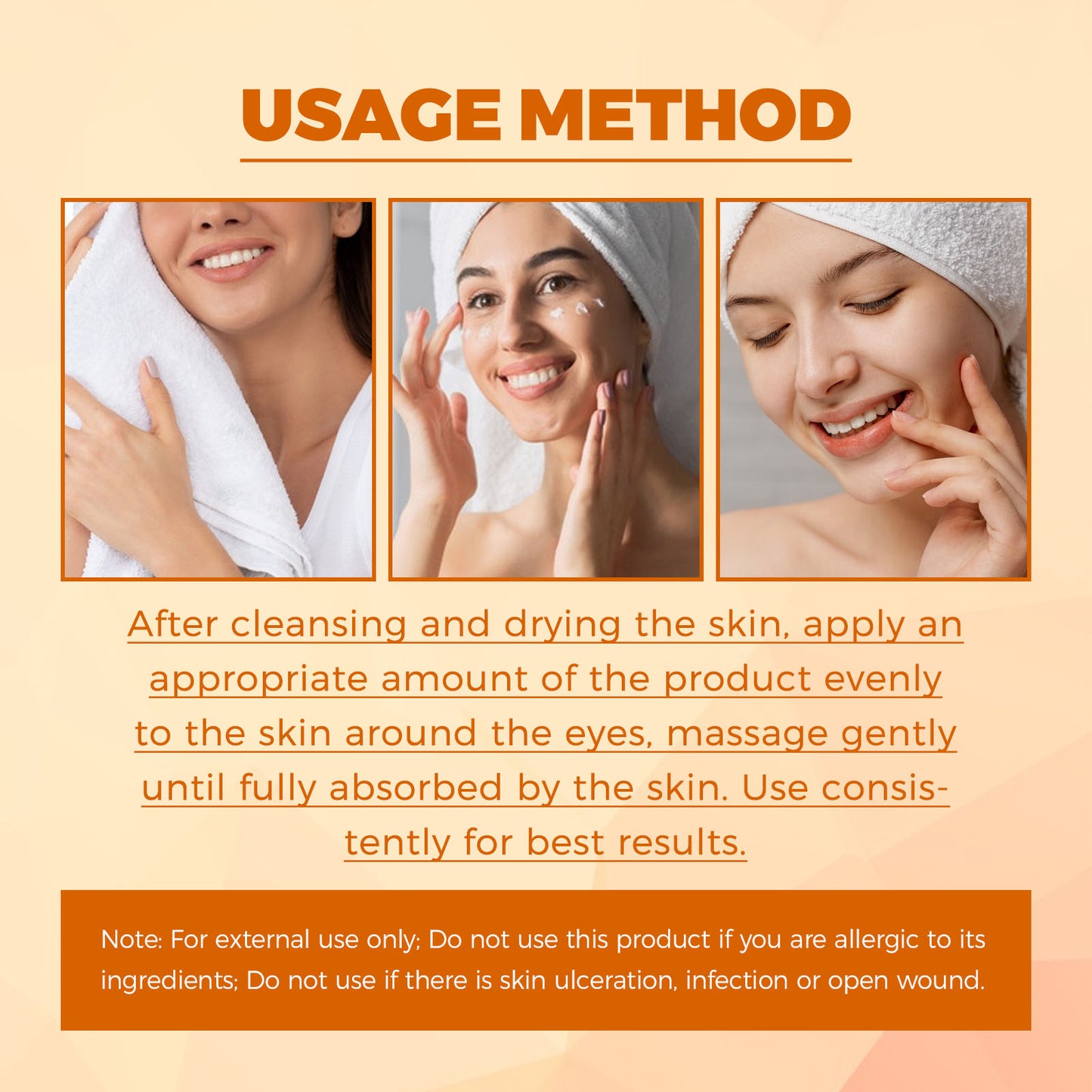 Honey Peptide Eye Cream, Repairs Firms Moisturizes Brightens Eye Cream