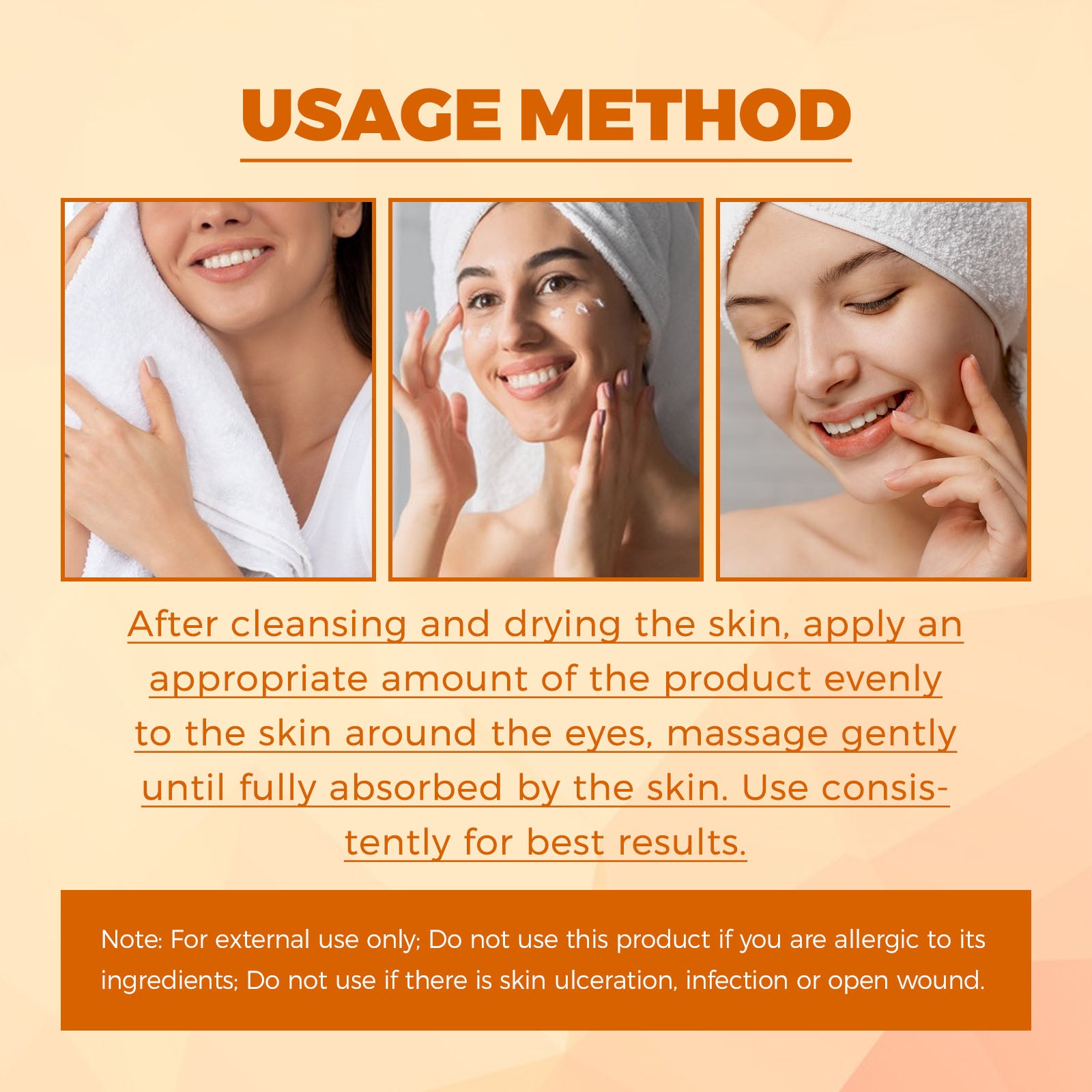 Honey Peptide Eye Cream, Repairs Firms Moisturizes Brightens Eye Cream