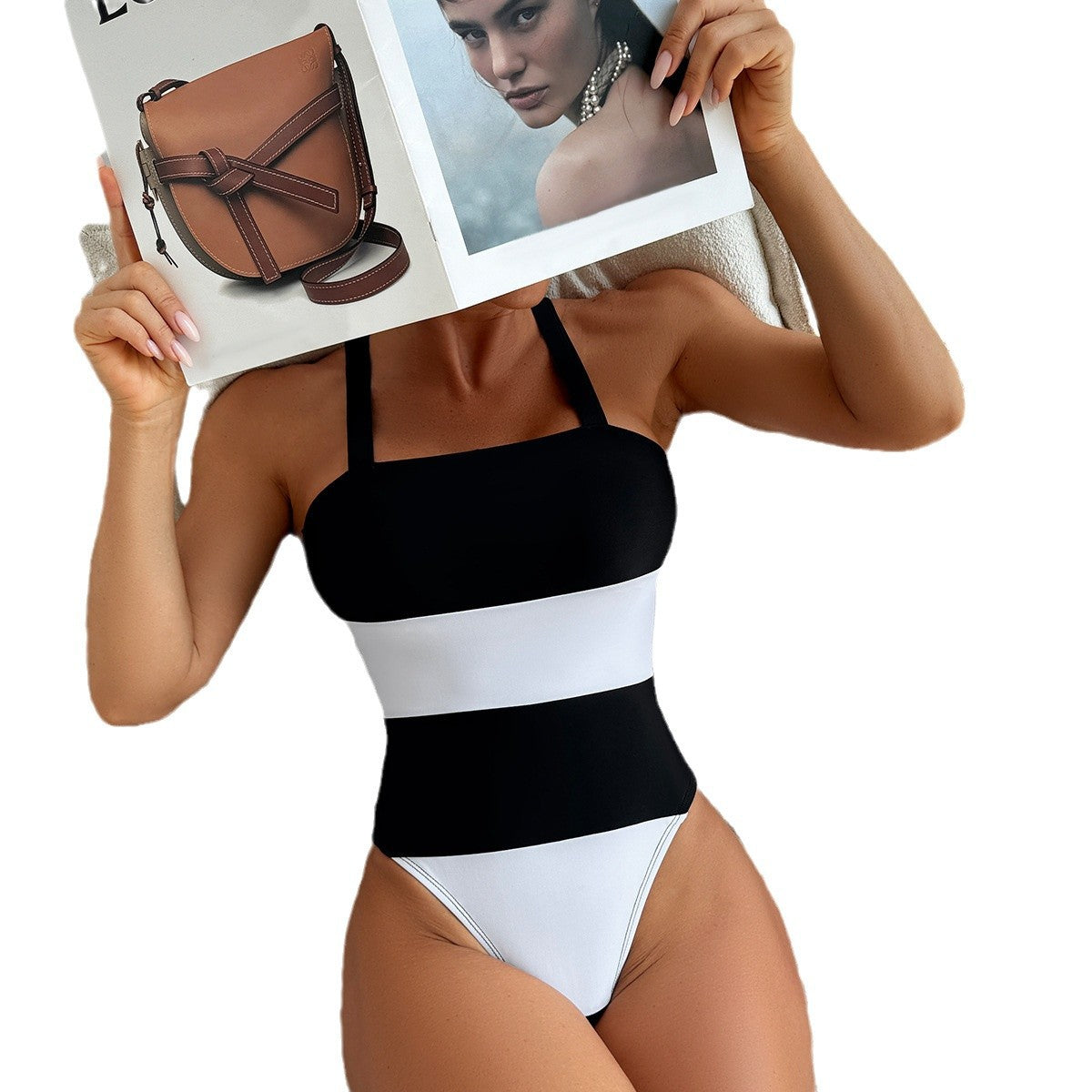 One-piece Strappy Swimsuit For Sassy Girls