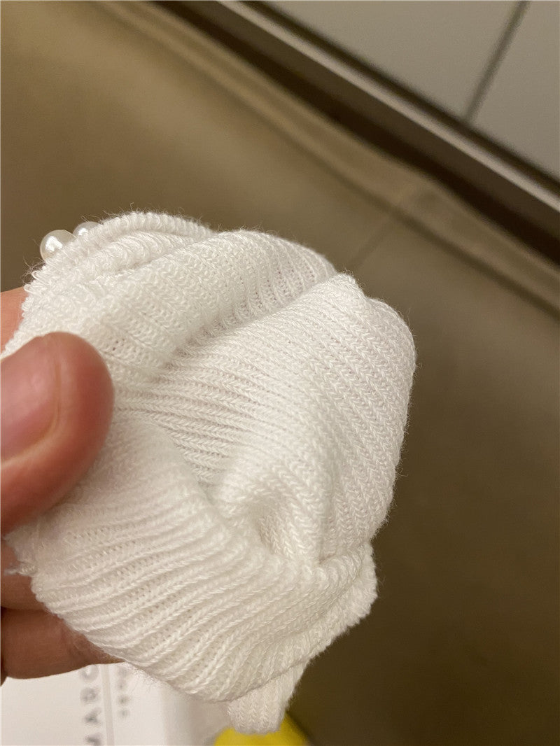 Bow Breathable Mid Length Socks