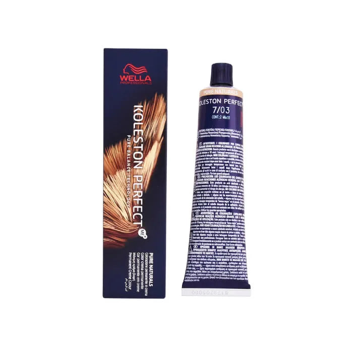 Wella Koleston Perfect Me+ 7/03 Pure Naturals 60ml - WELLA