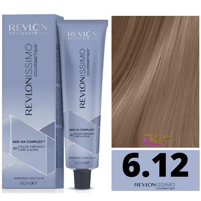 Revlon Revlonissimo Colorsmetique 6,12 Dark Blonde Iris Ash 60Ml - REVLON