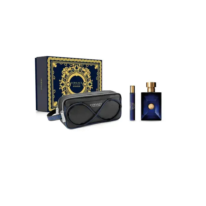 Versace Dylan Blue Eau De Toilette Spray 100Ml Set 3 Pieces - VERSACE