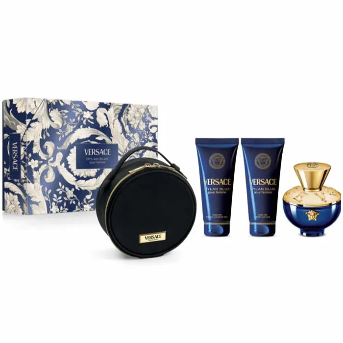 Versace Dylan Blue Pour Femme Eay De Parfum Spray 100Ml Set 3 Pieces - VERSACE
