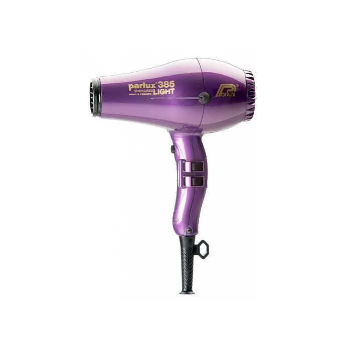 Parlux Hair Dryer 385 Powerlight Ionic Ceramic Violet - PARLUX
