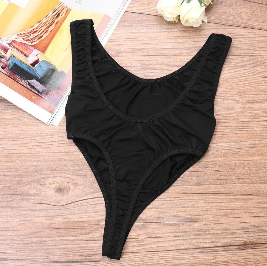 Women's Mesh Tulle Bodysuit Thong Pajamas