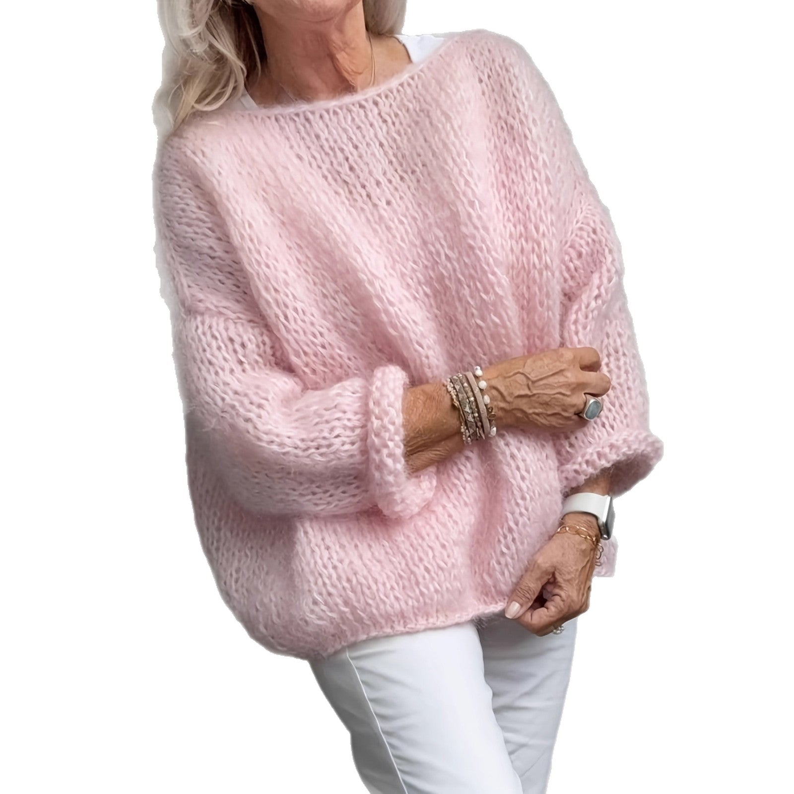 Casual Sweater Women's Knitted Blouse