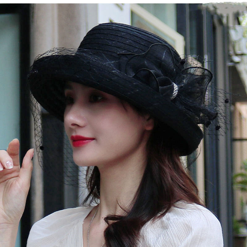 Curly Top Hat Travel Sun Protection Breathable Sun Hat