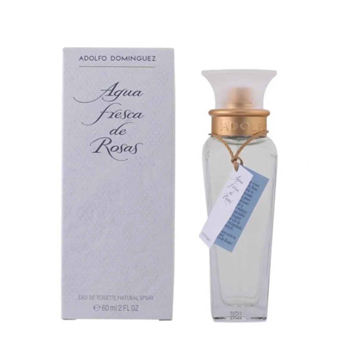 Adolfo Dominguez Agua Fresca De Rosas Eau De Toilette Spray 60Ml - ADOLFO DOMINGUEZ