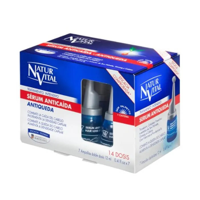 Naturvital Anti-Hair Loss Serum Intensive Treatment Ampoules 7X12Ml