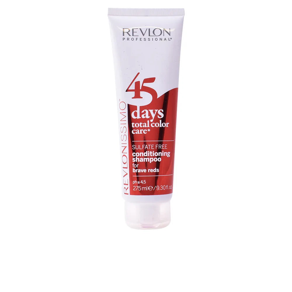 Revlon Revlonissimo 45 Days Conditioning Shampoo Brave Reds 275Ml - REVLON