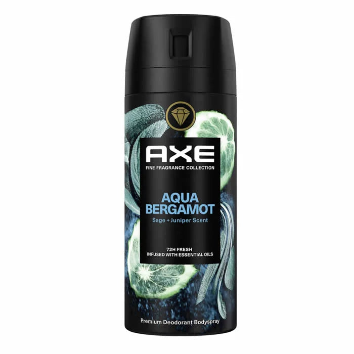 Axe Aqua Bergamot Deodorant Body Spray 150Ml