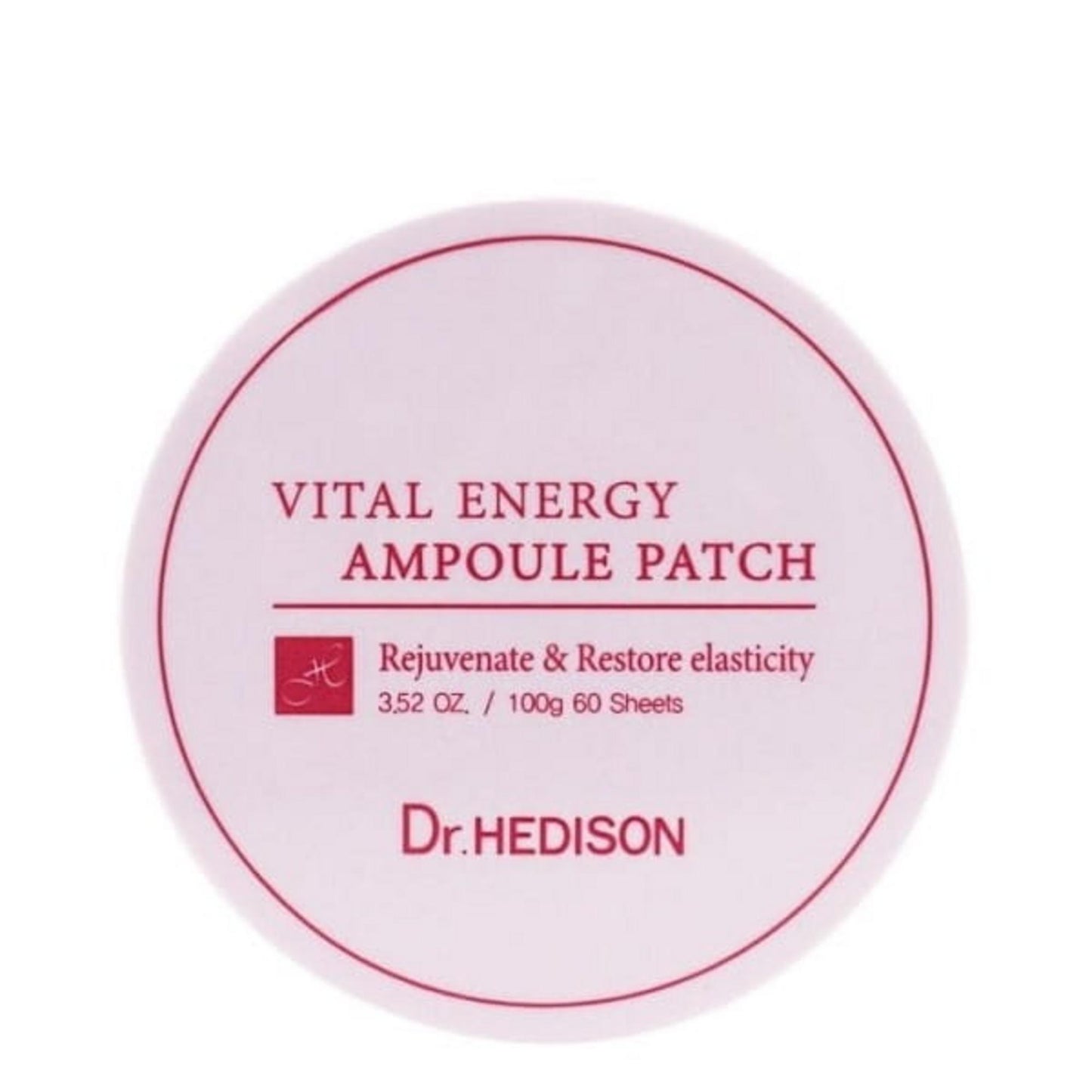 Dr. Hedison, Vital Energy, Rejuvenate, Eye Patch, 60 pcs, 1.4 g