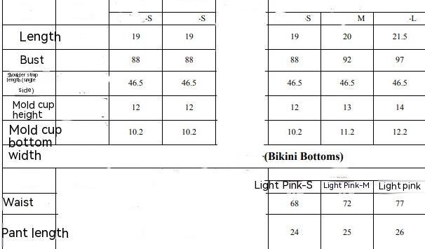 Simple Solid Color Women's Split Swimsuit