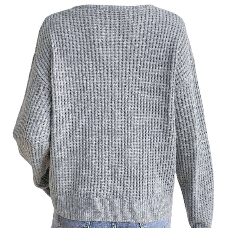 Morning Long Sleeve Sweater Spring Autumn Underwear Comfort And Casual Sweater