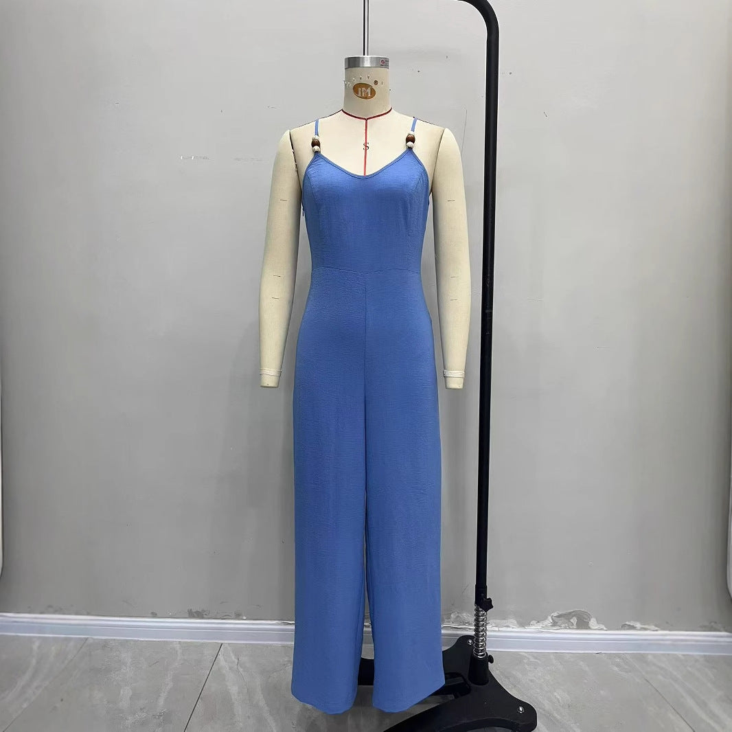 Simple And Stylish Breathable Women's Jumpsuit