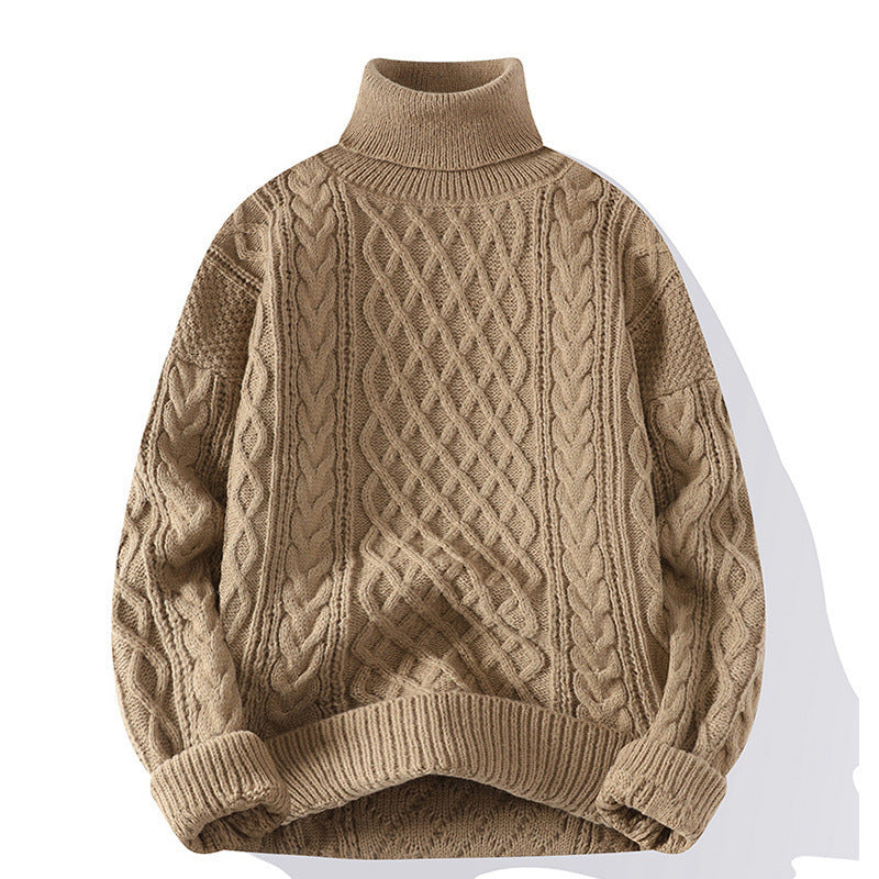 Sleek High Neck Sweater With A Minimalist Design