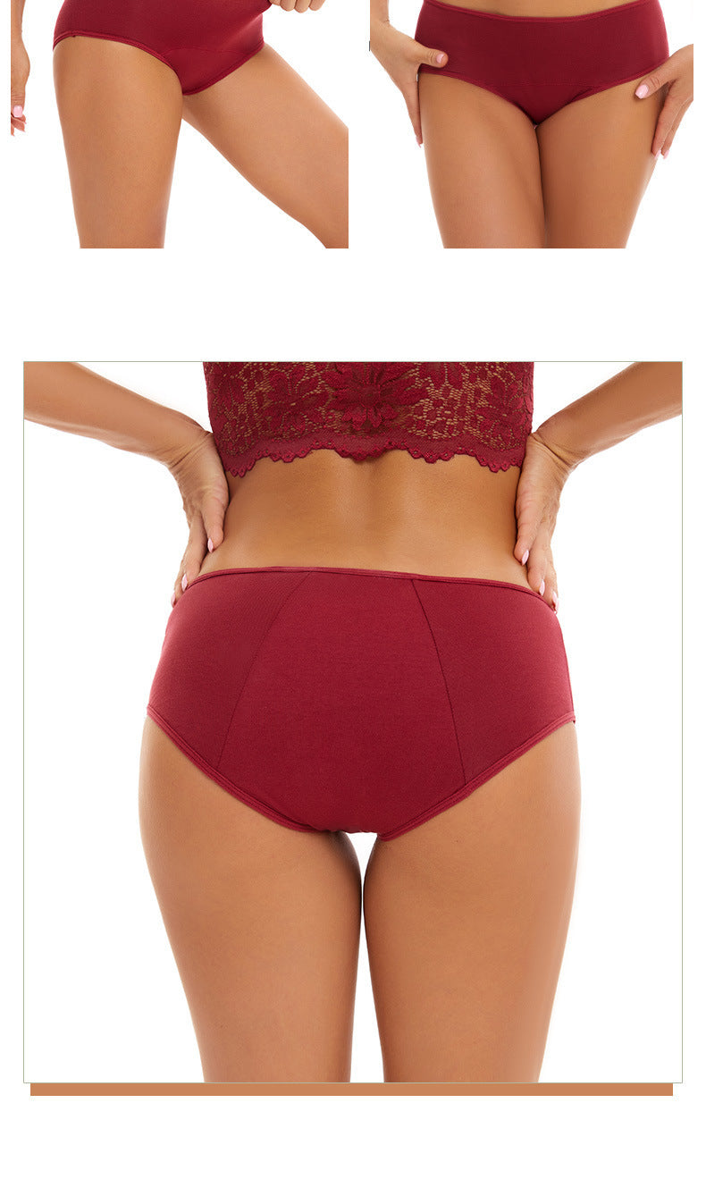 Plus Size Women's Menstrual Underwear Leak-proof