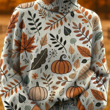 Printed Casual Cloak Coat Cardigan Sweater