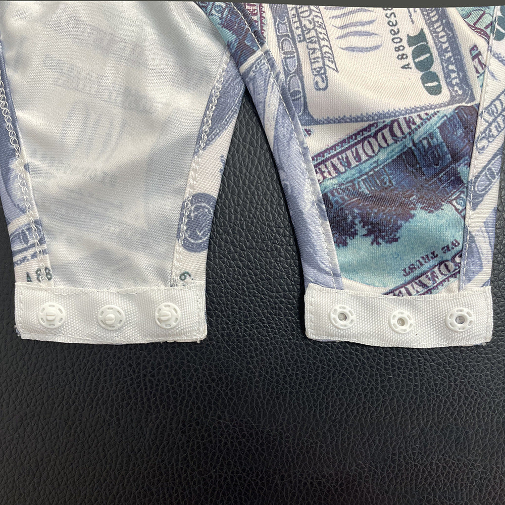 Women's Long Sleeve Printed Base Bodysuit