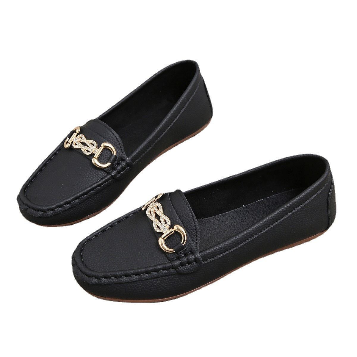 Women's Chain Slip-on Lofter Casual Outdoor Flat Shoes