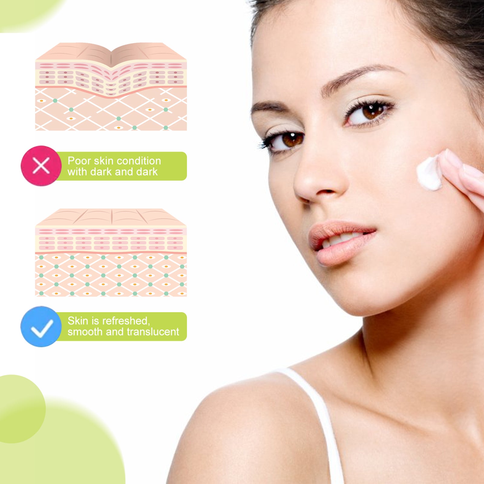 Correcting Cream, Brightening Skin Repair Freckle Melasma Age Spot Repair Cream