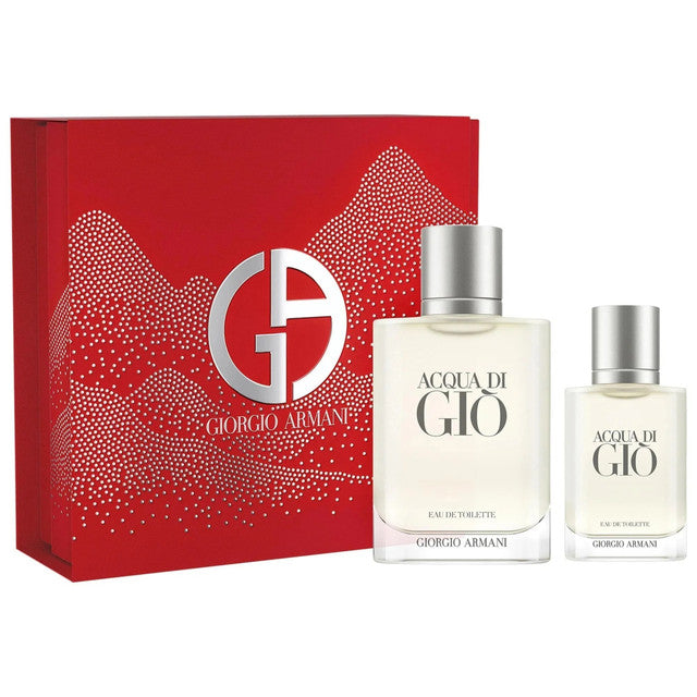 ACQUA DI GIO 2 PCS SET: 3.3 EAU DE TOILETTE SPRAY + 1 OZ EAU DE TOILETTE SPRAY