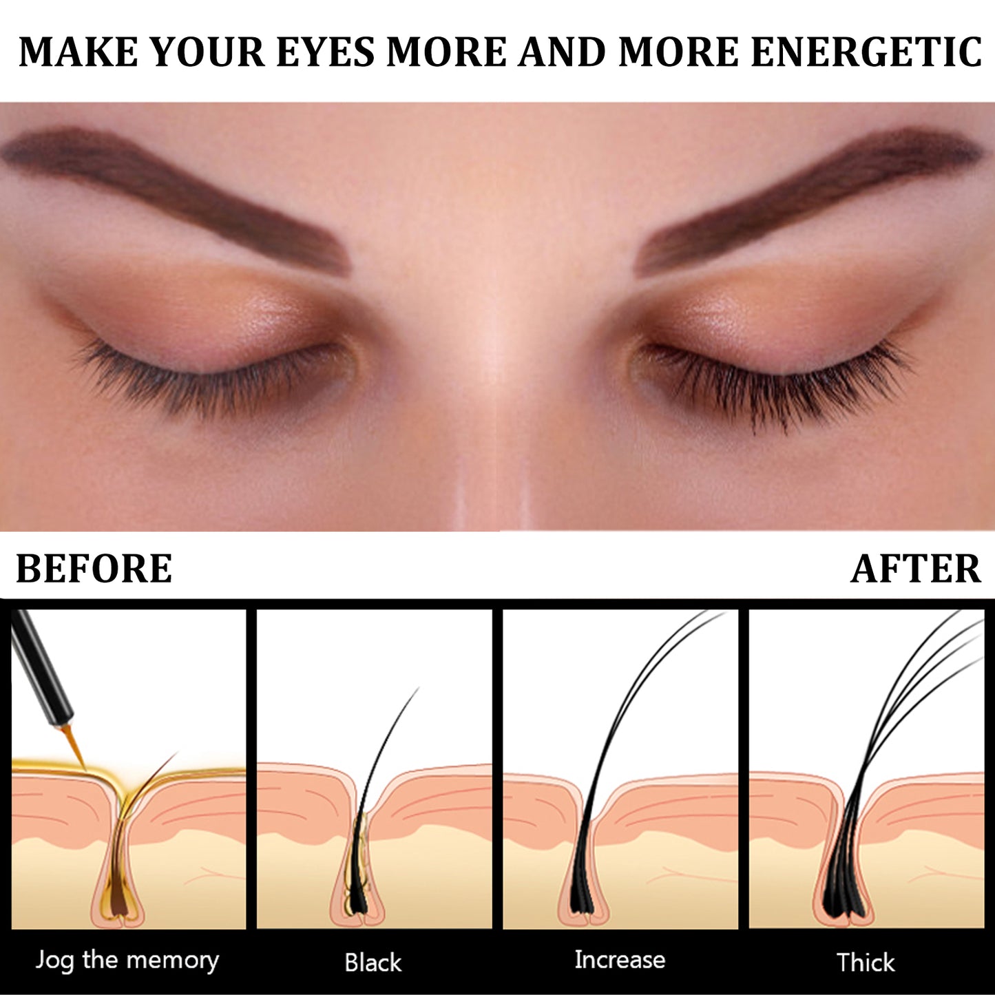 Slimming And Lengthening Mascara Without Trace, Natural Mascara Moisturizing Mascara Black Curl Eyelashes And Eyebrows