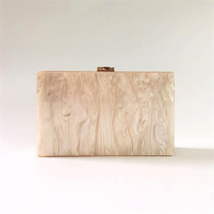 New Wallet Fashion Half Fold Stripe Acrylic Dinner Bag Women Sequin Splice Banquet Bag One Shoulder Crossbody Bag