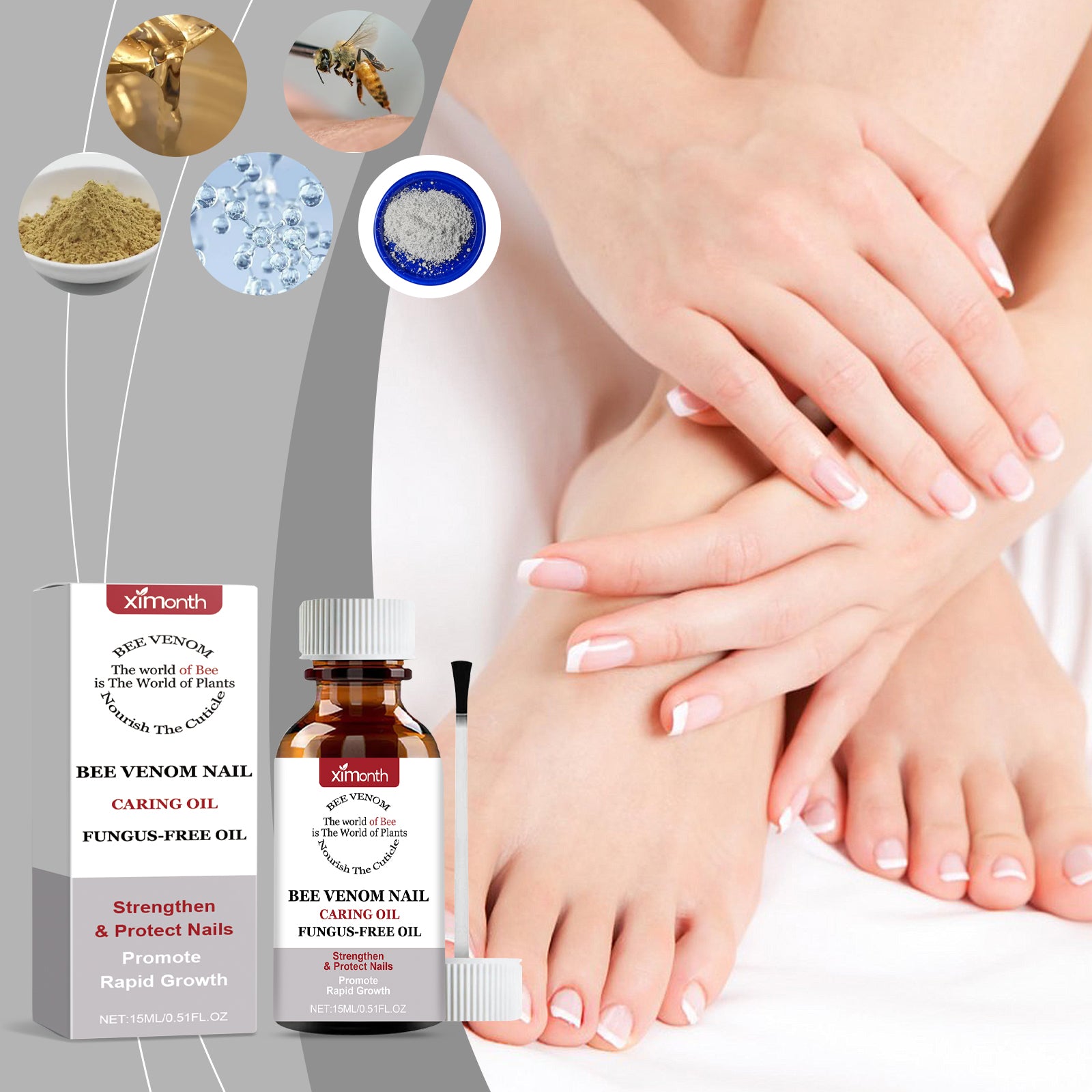 Nail Care Essence Hand And Foot Nails Cleansing, Nourishing, Nourishing And Repairing Manicure Care