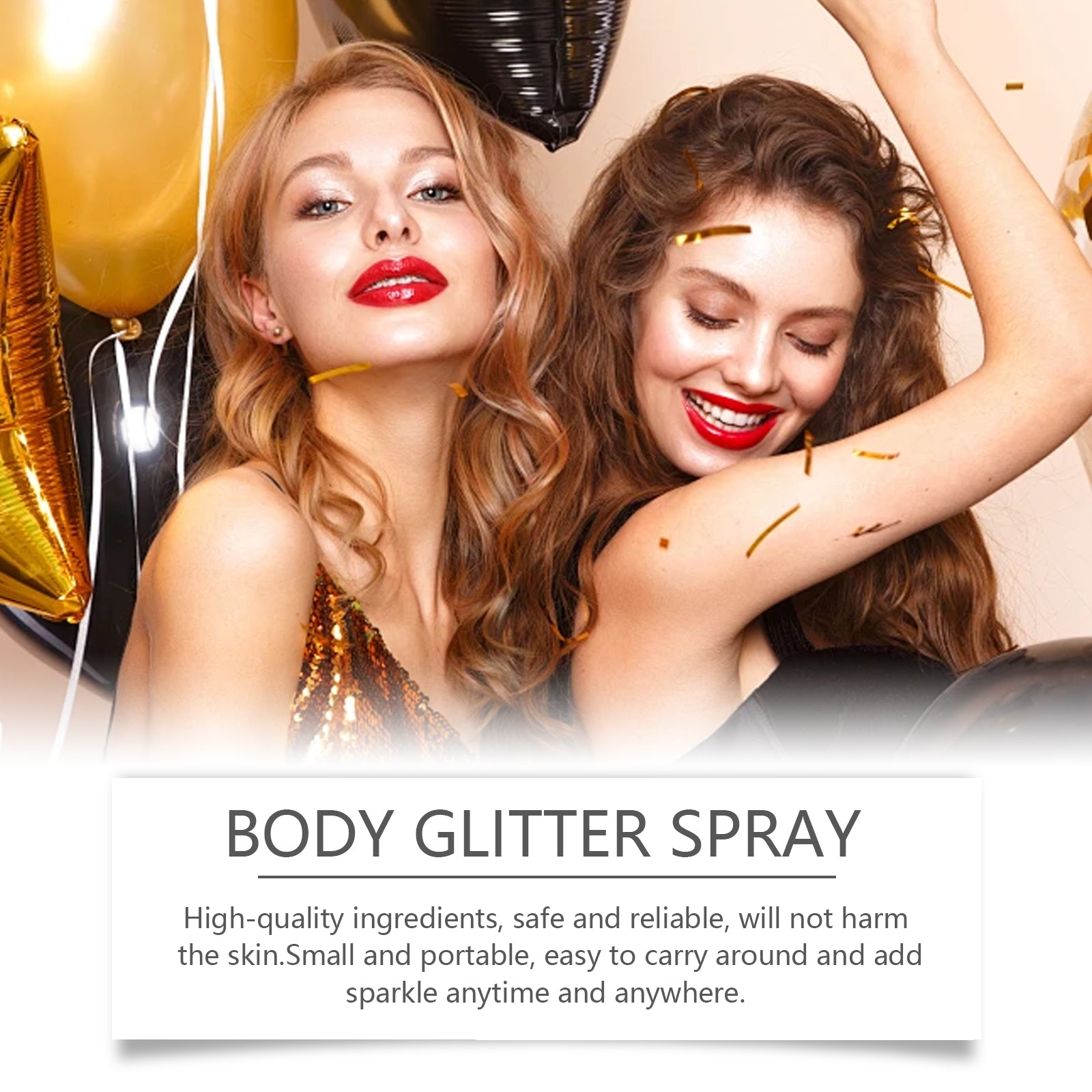 Body Flash Spray, Face Body Star Flash Party Highlight Focus Flash Spray