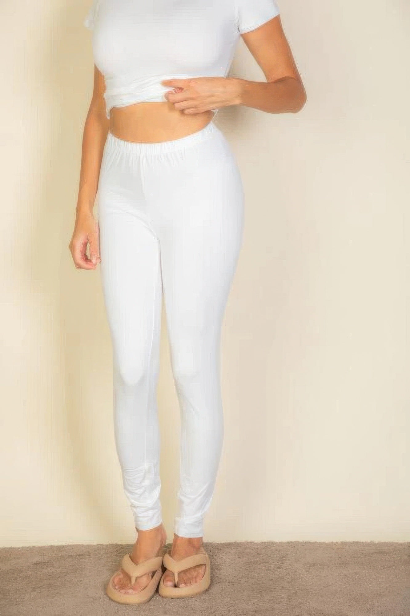 Leggings solidi di base