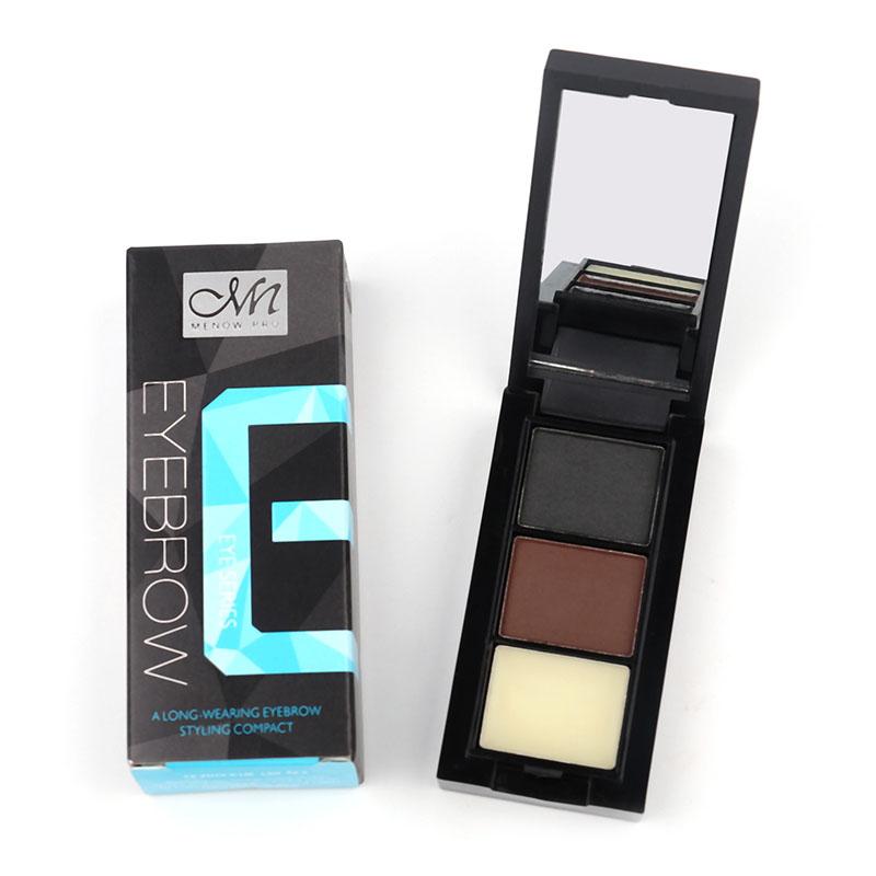 Menow Brand Eyebrow color Eyebrow Brush with Natural Three-Dimensional Waterproofing Make up Cosmetic Wholesale E15001