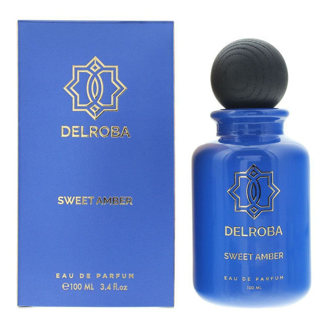 DELROBA SWEET AMBER 3.4 EAU DE PARFUM SPRAY FOR MEN