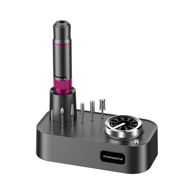 Lucidatrice per unghie personalizzata per trapano per unghie da tavolo professionale da 35000 giri/min Lucidatrice per gel con etichetta privata personalizzata per saloni di bellezza