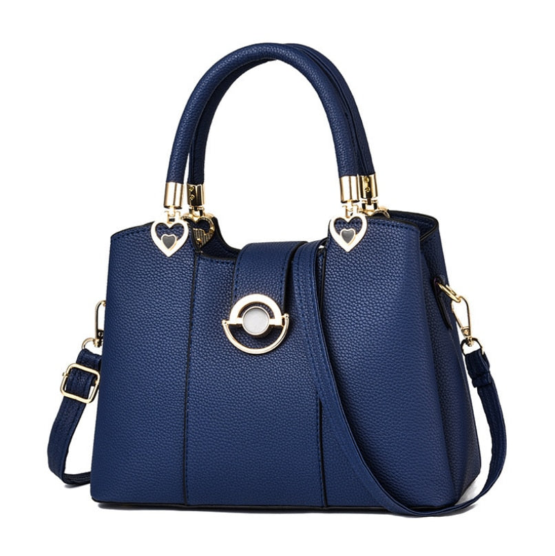 Western Style Solid Color Fashion Womens Handbags New High Quality Leather Women's Handbags Soft Leather Shoulder Messenger Bag