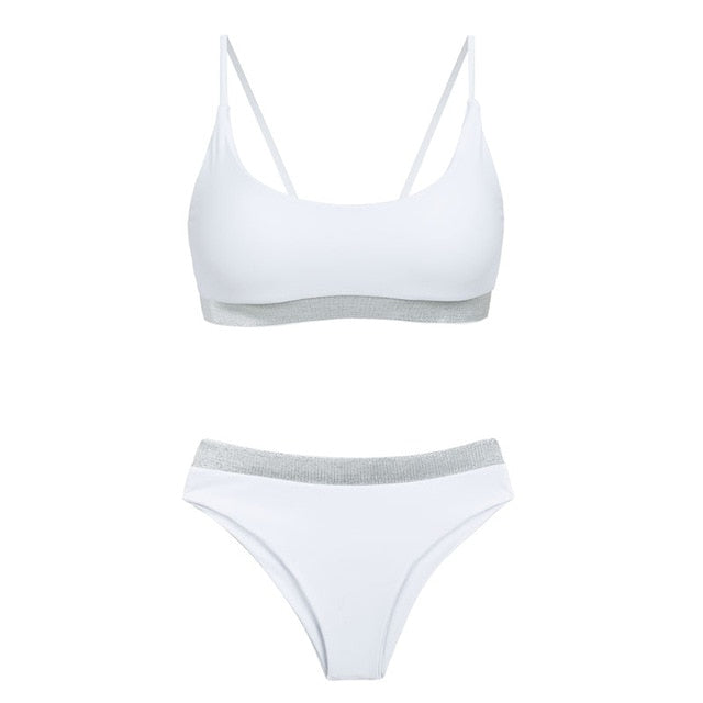 Costume da bagno bikini micro bikini verde neon Bikinx Costume da bagno push up sexy Costume da bagno donna triangolo costumi da bagno femminile