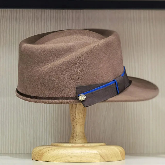 Unisex Warm Wool Winter Hats Elegant Bowknot Women Cadet Cap Adjustable Ladies Military Style Newsboy Cap Cabbie Trucker Hat