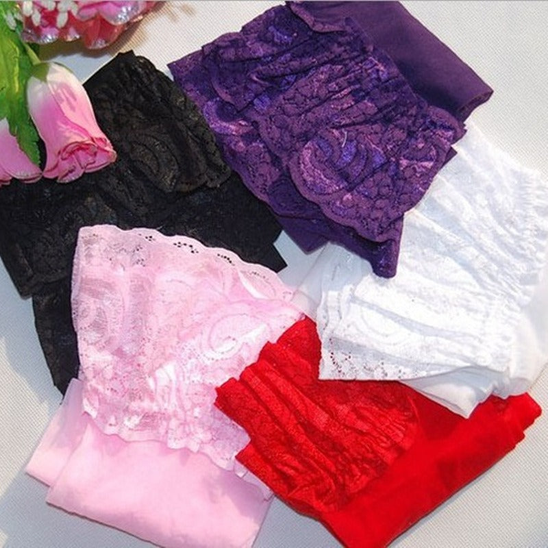 Long Night Fun Lingerie Women Sexy Transparent Lace Long Tube Stockings Thigh Socks