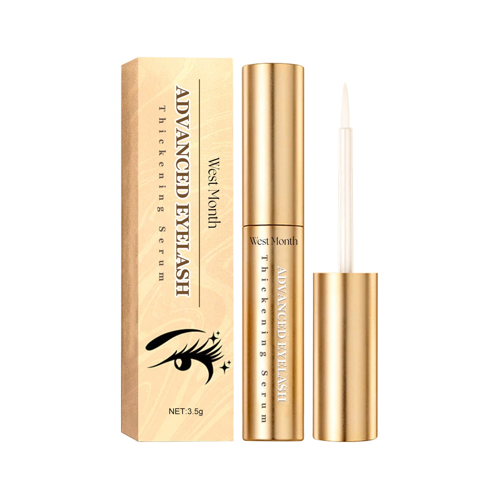 Mascara, Thickly Moisturizes, Slender, Long, Black, Voluminous, Beautiful, Gentle And Long-Lasting