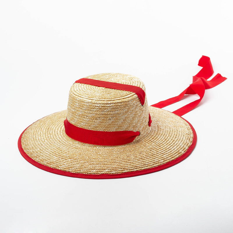 Quality Sun Hats for Women Floppy Wide Brim Beach Hats UV UPF 50+ Protection Straw Cap Black Ribbon Kuntucky Derby Holiday Caps