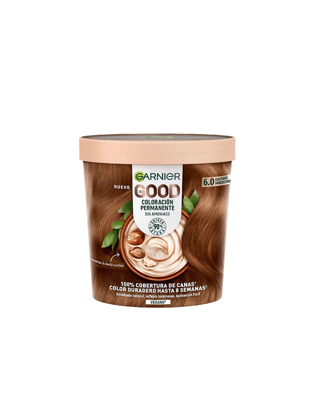 Garnier Good ColoraciΓ³n Permanente 6,0 CastaΓ±o Mocaccino 1 U