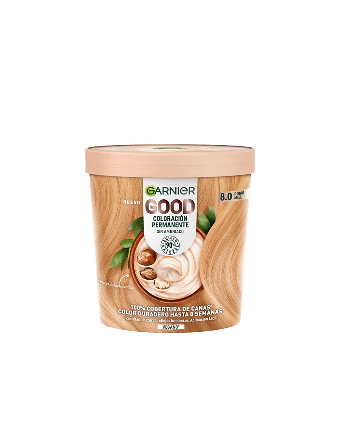 Garnier Good ColoraciΓ³n Permanente 8,0 Rubio Miel 1 U
