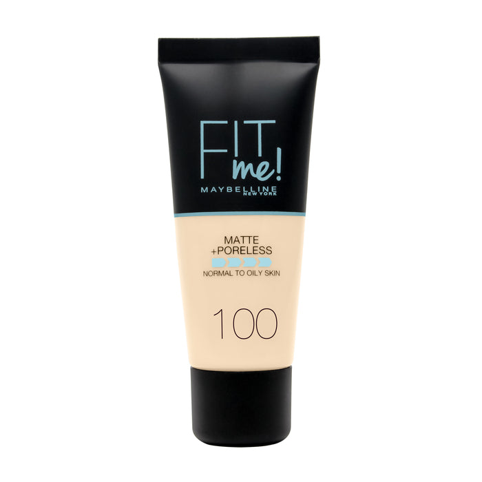 Maybelline Fit Me Matte & Poreless Foundation 100 Warm Ivory 30ml