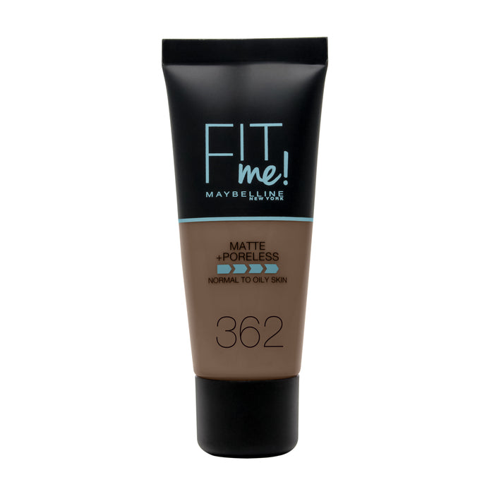 Maybelline Fit Me Fondotinta opaco e poreless 362 Deep Golden 30 ml