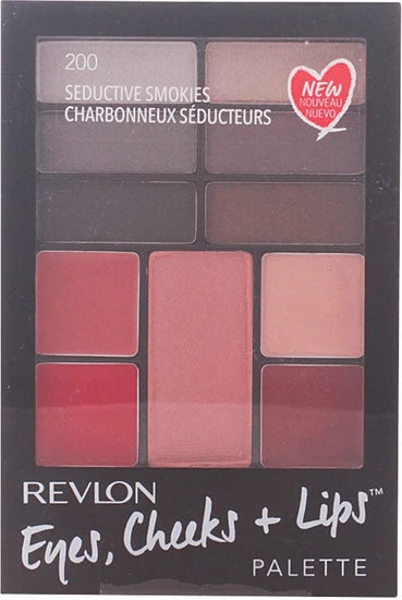 Revlon Eyes Cheeks Lips Palette 200 Seductive Smokies