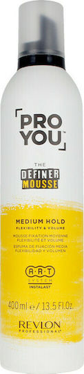 Revlon Proyou The Definer Mousse Medium Hold 400ml