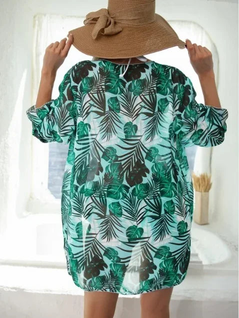 2024 Summer New Bikini Beach Skirt Beach Cover Up Swimsuit Women Ruffle Biquini Bathing Suit Beach Wear Swim Suit