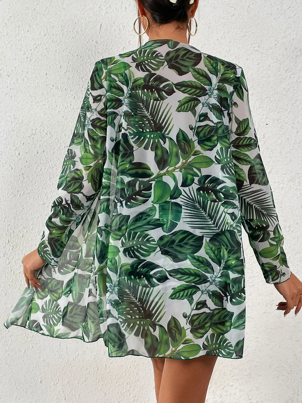 2024 Summer New Bikini Beach Skirt Beach Cover Up Swimsuit Women Ruffle Biquini Bathing Suit Beach Wear Swim Suit