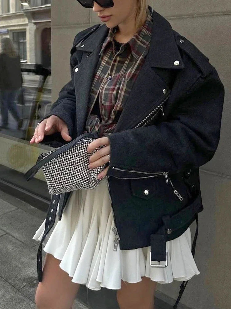 Vintage Street White Mini Skirt A Line High Waist Sexy Fashion Cute Ruffle Black Skirt Elastic Waist Tutu Short Skirts for Women